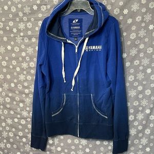 Women’s size large Yamaha Racing zipped hoodie